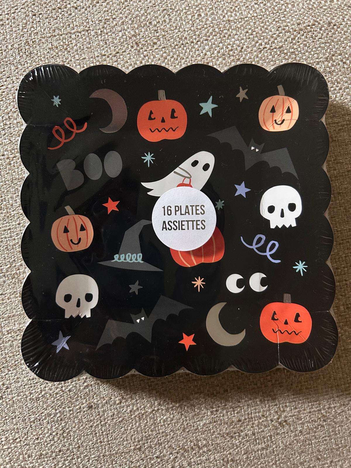 halloween plate deco ballloon indiana